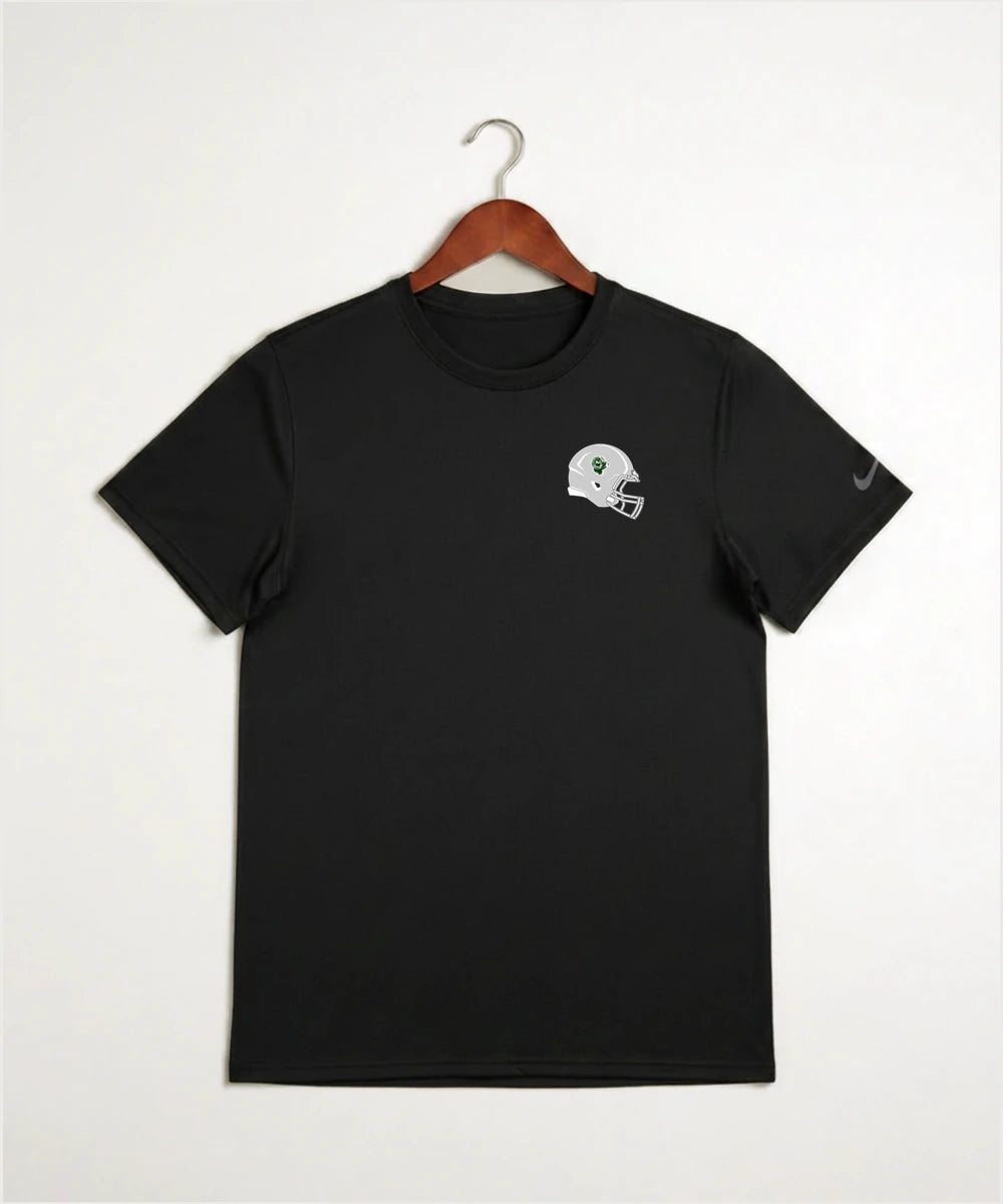 Roseau High School Football (Boys) - Black Nike Swoosh Sleeve rLegend Tee NKDX8730