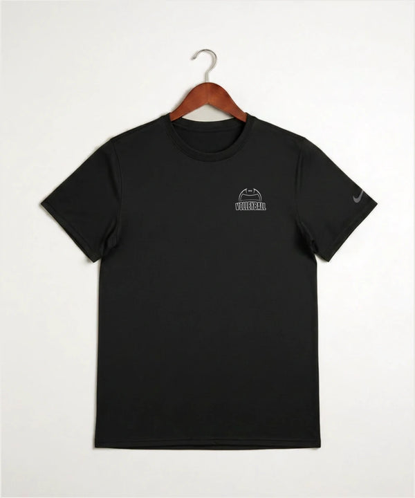 Walker Hackensack Akeley Volleyball (Girls) - Black Nike Swoosh Sleeve rLegend Tee NKDX8730