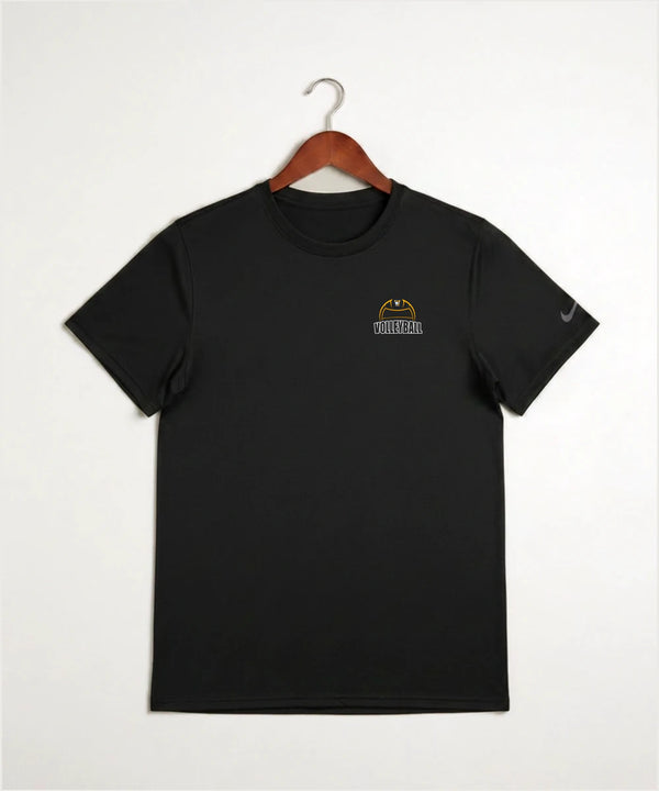 Windom Area High School Volleyball (Girls) - Black Nike Swoosh Sleeve rLegend Tee NKDX8730