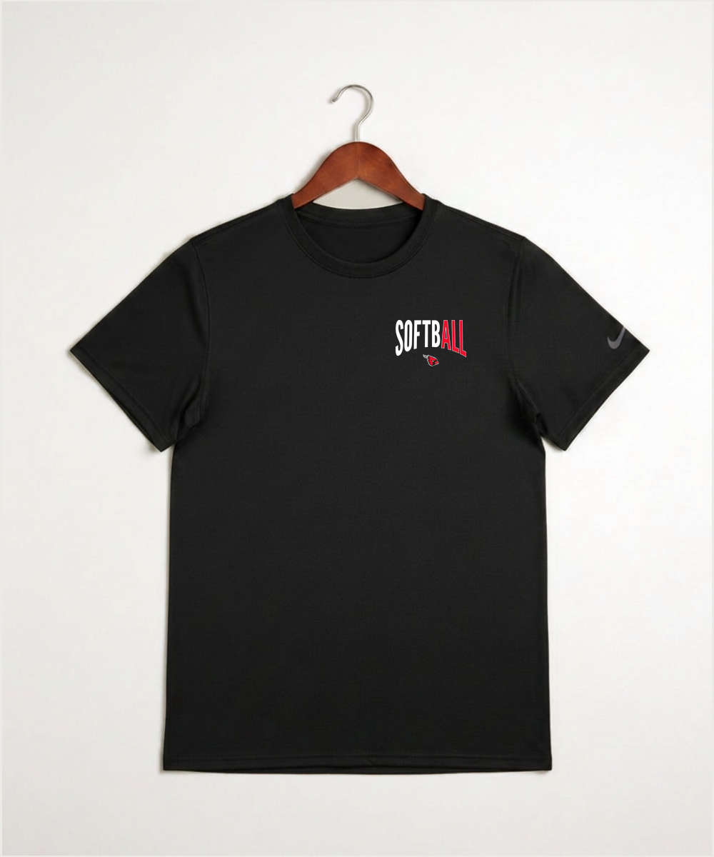 Forreston Softball - Black Nike Swoosh Sleeve rLegend Tee NKDX8730