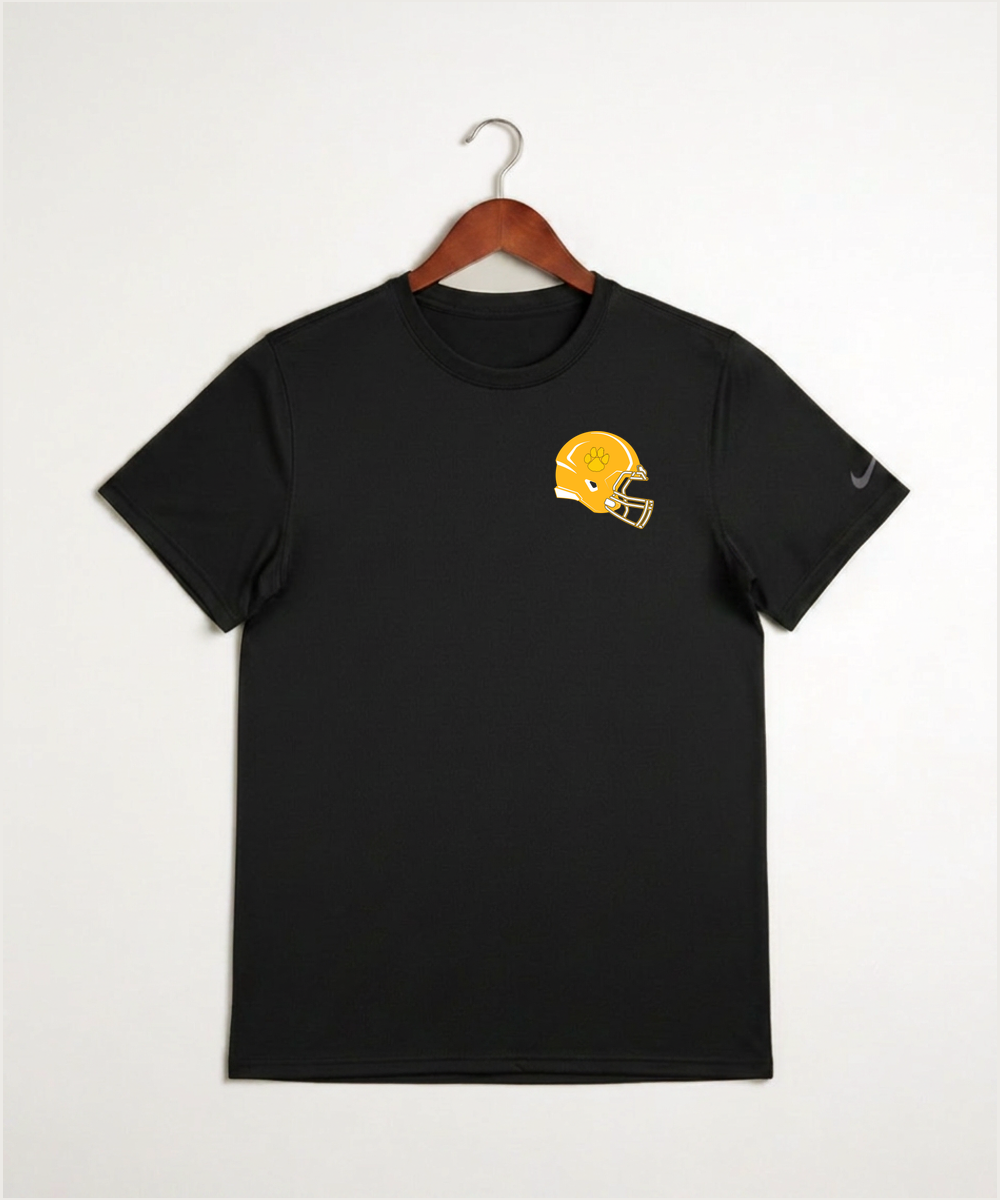 Plainview Elgin Millville H S Football (Boys) - Black Nike Swoosh Sleeve rLegend Tee NKDX8730