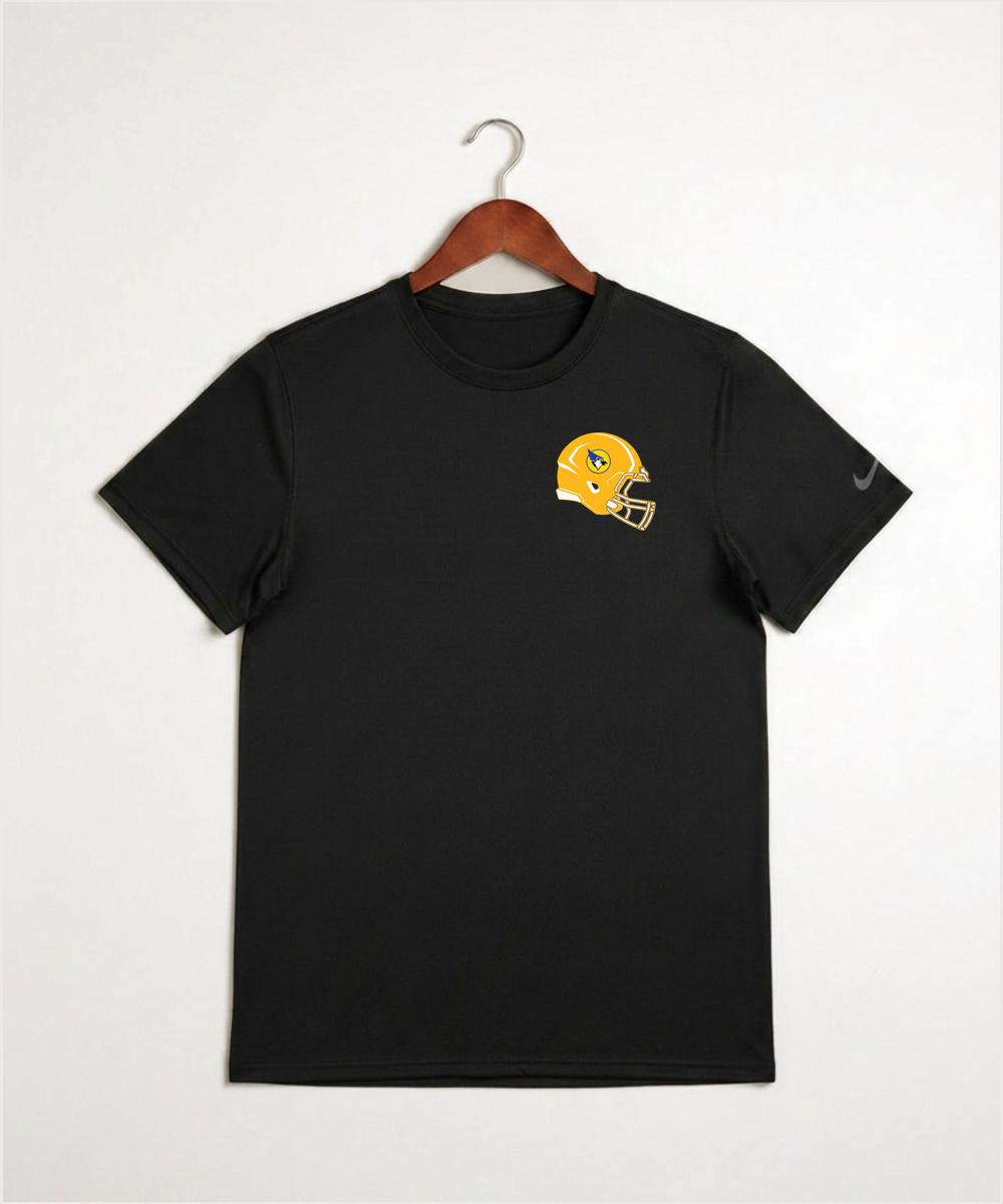 Waseca High School Football (Boys) - Black Nike Swoosh Sleeve rLegend Tee NKDX8730