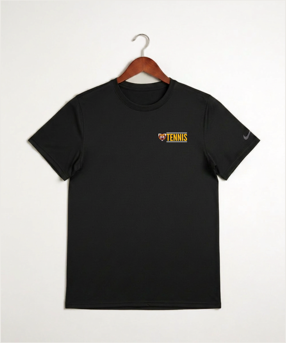 Stewartville High School Tennis (Coed) - Black Nike Swoosh Sleeve rLegend Tee NKDX8730