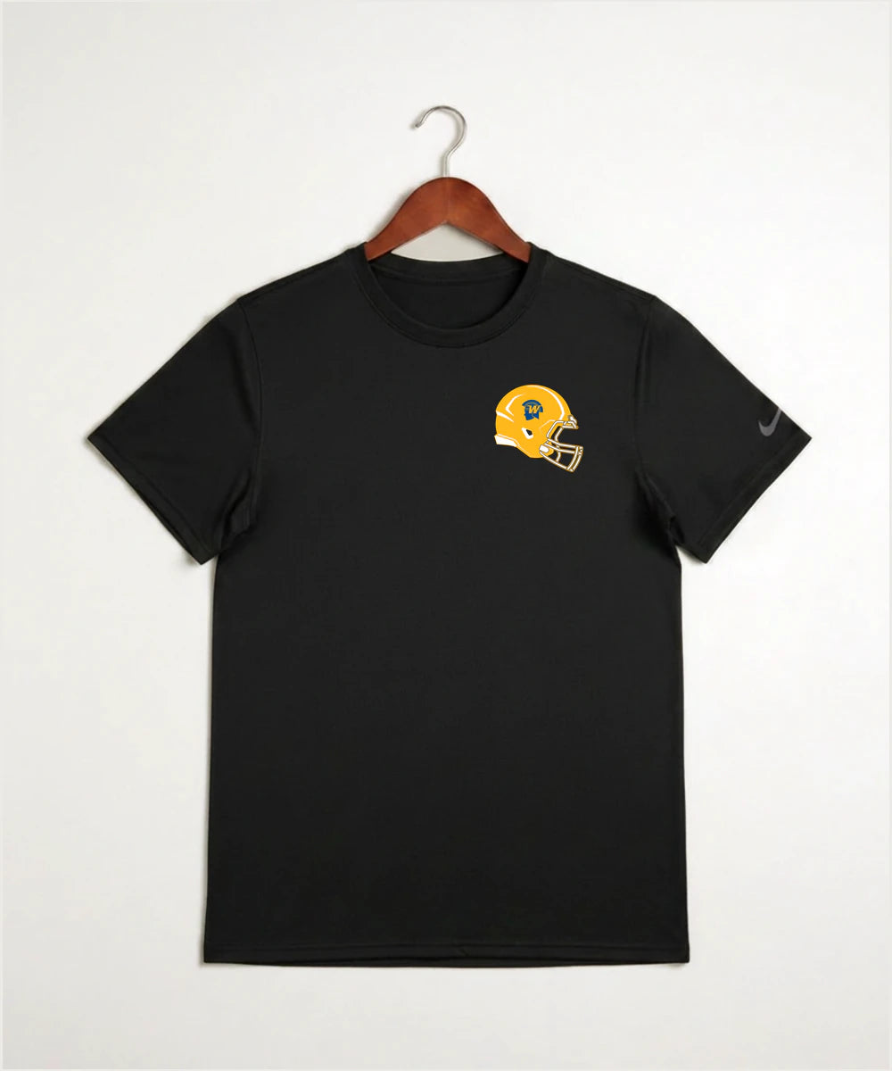 Wayzata High School Football (Boys) - Black Nike Swoosh Sleeve rLegend Tee NKDX8730