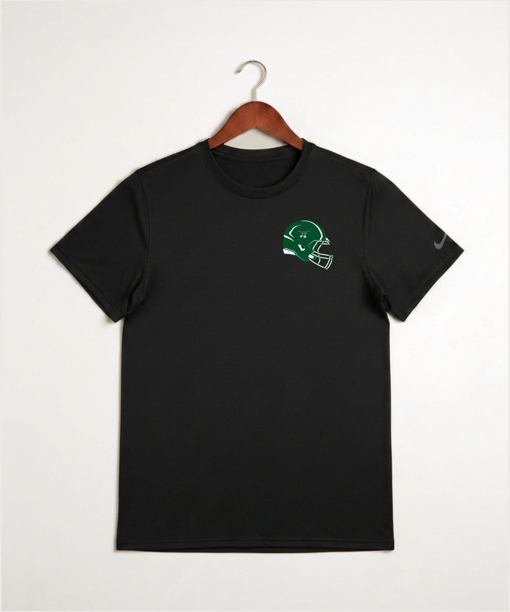 West Fargo High School Football (Boys) - Black Nike Swoosh Sleeve rLegend Tee NKDX8730