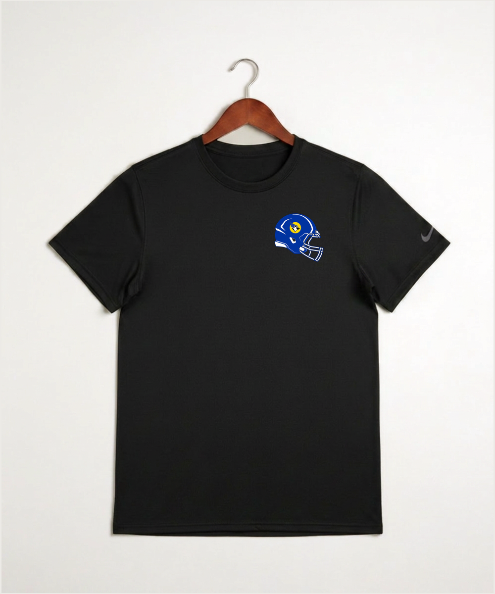 Waseca High School Football (Boys) - Black Nike Swoosh Sleeve rLegend Tee NKDX8730