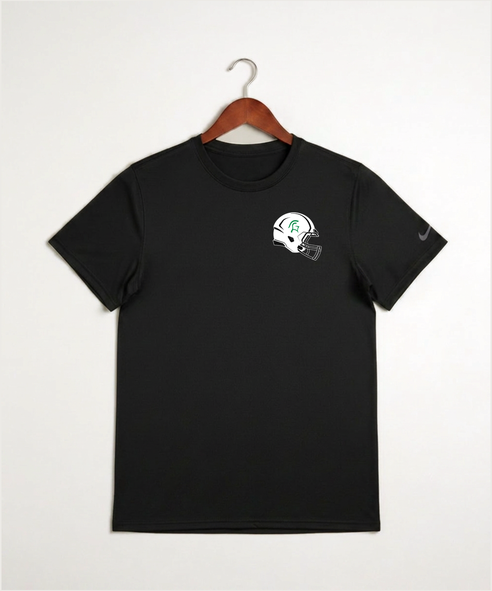 La Crescent High School Football (Boys) - Black Nike Swoosh Sleeve rLegend Tee NKDX8730