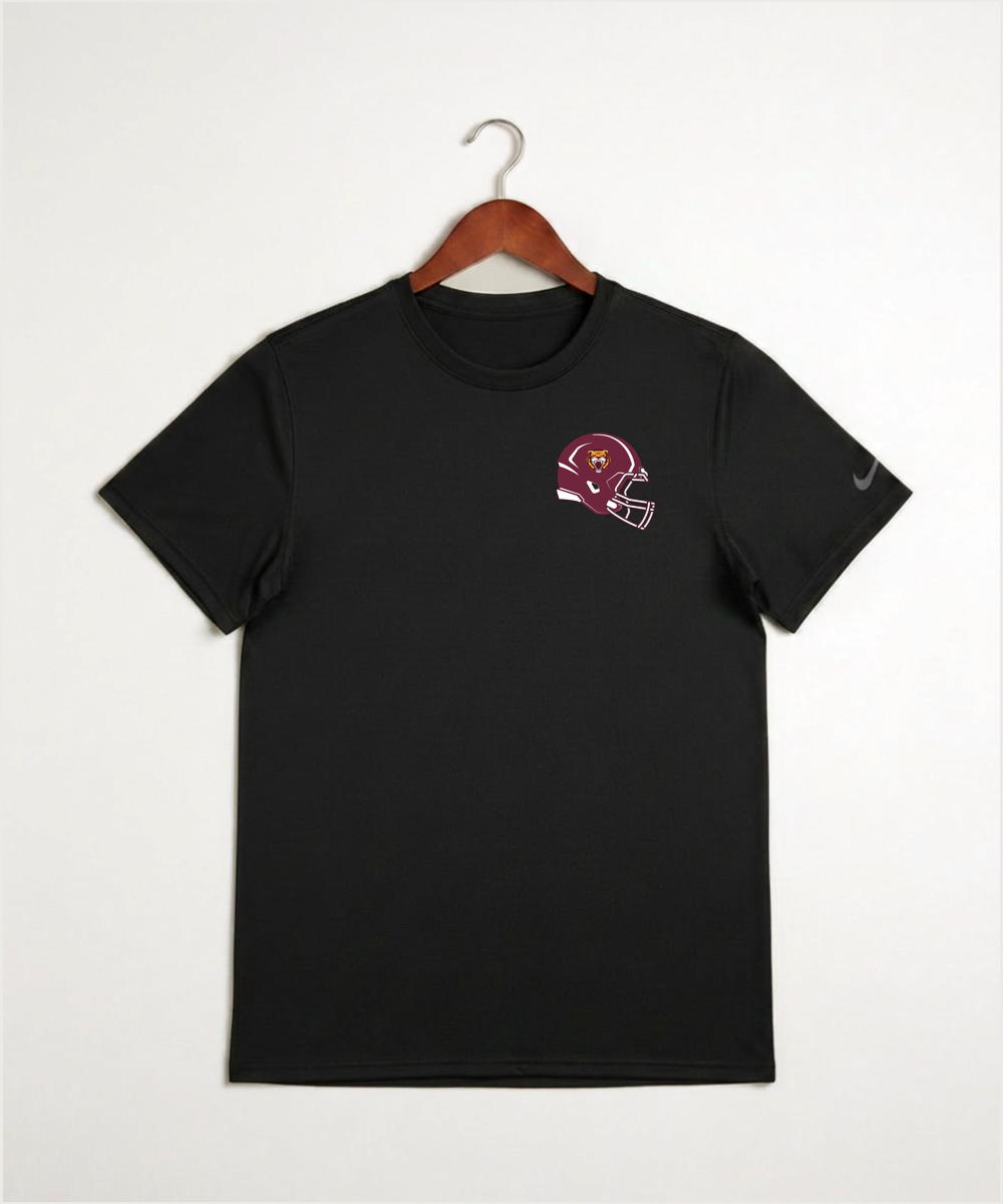 Stewartville High School Football (Boys) - Black Nike Swoosh Sleeve rLegend Tee NKDX8730