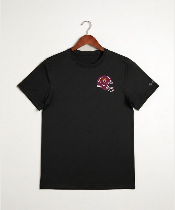 Stewartville High School Football (Boys) - Black Nike Swoosh Sleeve rLegend Tee NKDX8730