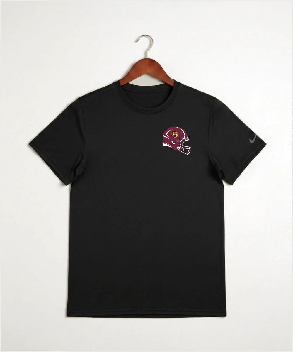 Stewartville High School Football (Boys) - Black Nike Swoosh Sleeve rLegend Tee NKDX8730