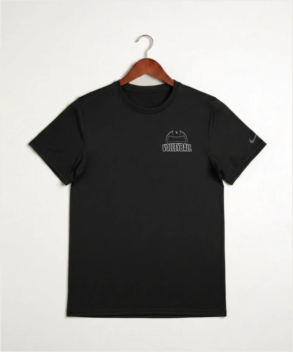 Kingsland High School Volleyball (Girls) - Black Nike Swoosh Sleeve rLegend Tee NKDX8730