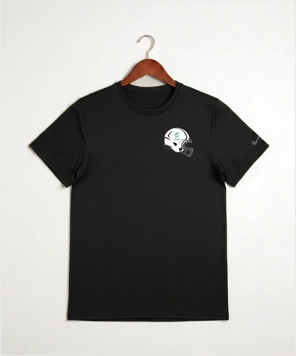 La Crescent-Hokah High School Football (Boys) - Black Nike Swoosh Sleeve rLegend Tee NKDX8730