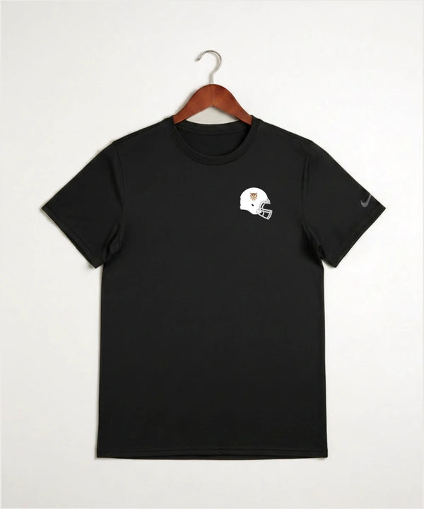 Ada Borup High School Football (Boys) - Black Nike Swoosh Sleeve rLegend Tee NKDX8730