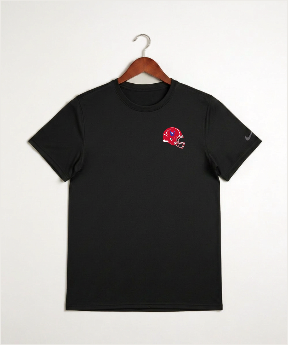 Bertha Hewitt High School Football (Boys) - Black Nike Swoosh Sleeve rLegend Tee NKDX8730