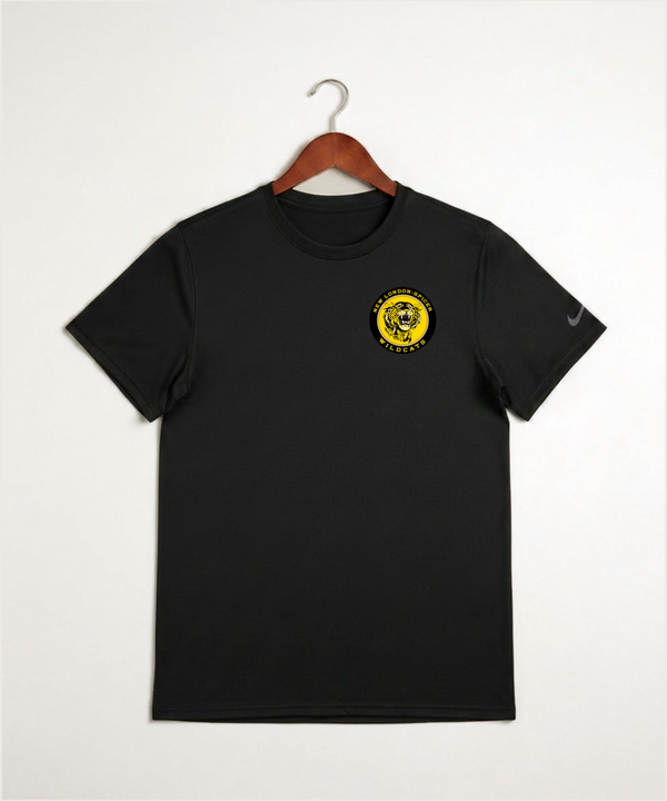 New London Spicer High School Football (Boys) - Black Nike Swoosh Sleeve rLegend Tee NKDX8730