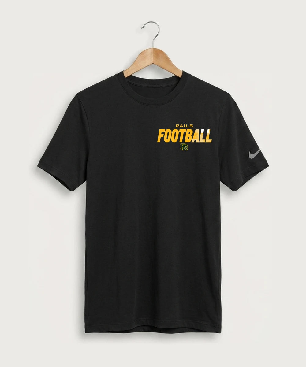 Proctor High School Football (Boys) - Black Nike Swoosh Sleeve rLegend Tee NKDX8730
