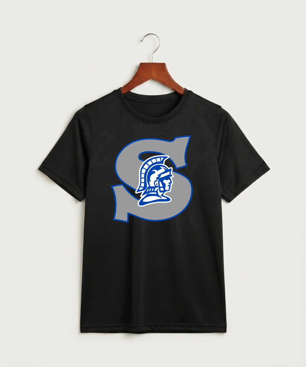 Green Bay Southwest High School Volleyball (Girls) - Black Nike Youth Swoosh Sleeve rLegend Tee NKDX8787