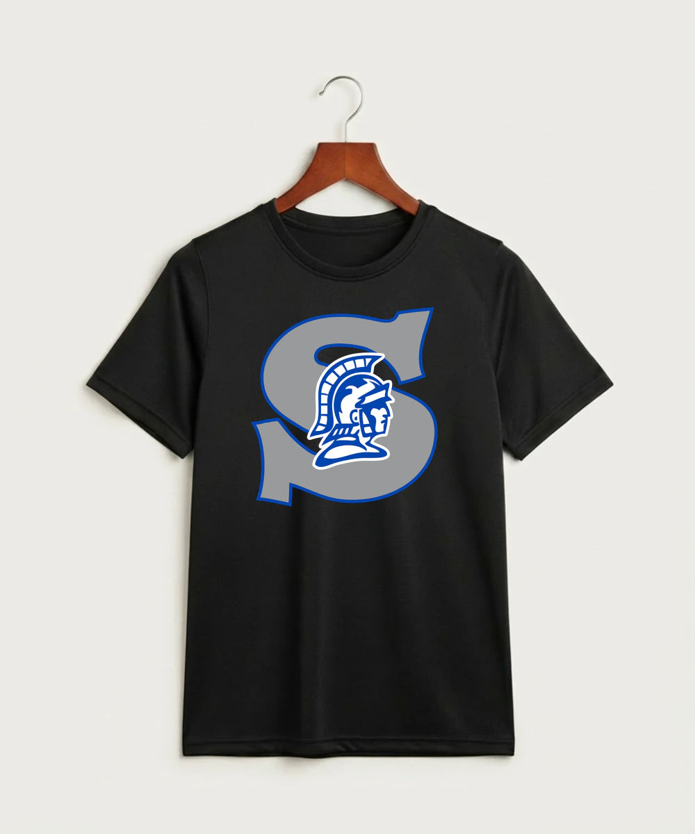 Green Bay Southwest High School Volleyball (Girls) - Black Nike Youth Swoosh Sleeve rLegend Tee NKDX8787