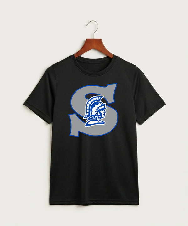 Green Bay Southwest High School Volleyball (Girls) - Black Nike Youth Swoosh Sleeve rLegend Tee NKDX8787