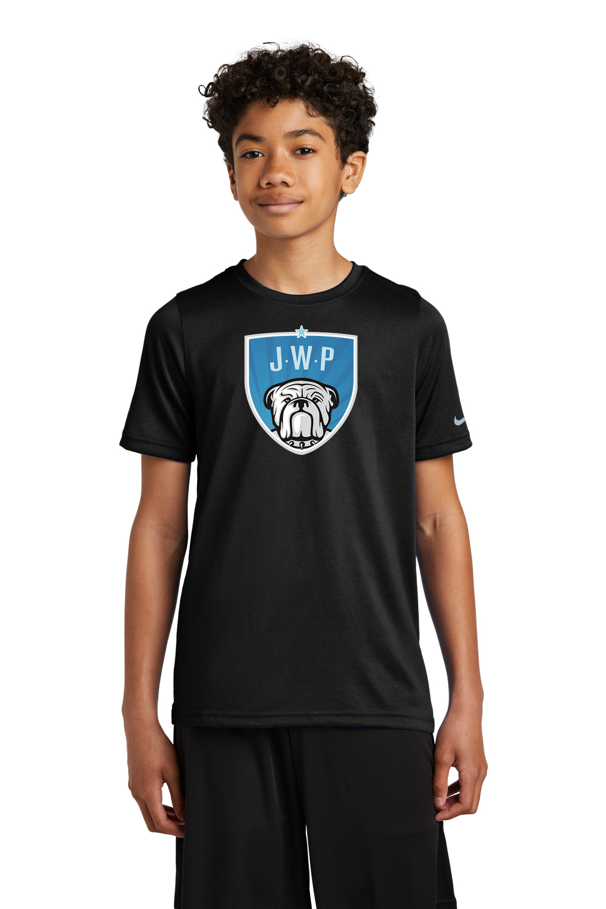 JWP Football - Black Nike Youth Swoosh Sleeve rLegend Tee NKDX8787