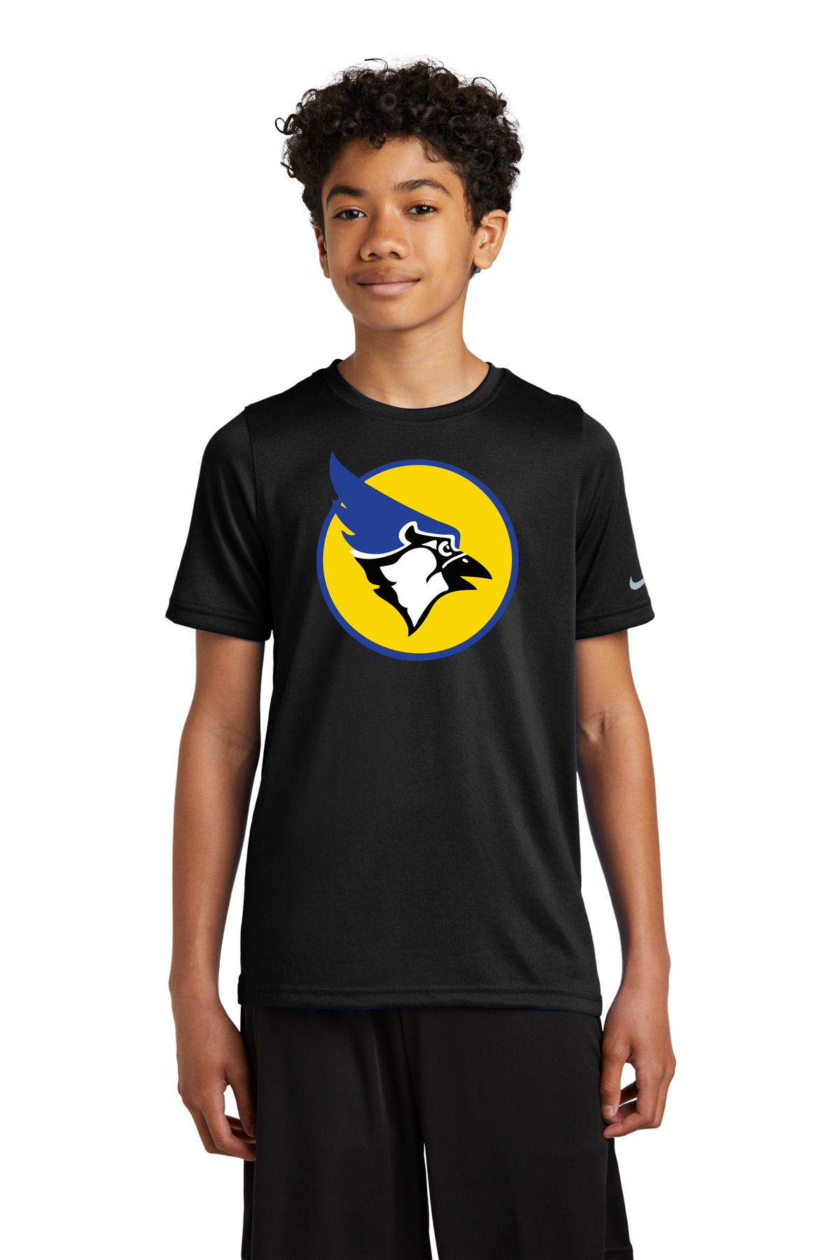 Waseca Football - Black Nike Youth Swoosh Sleeve rLegend Tee NKDX8787