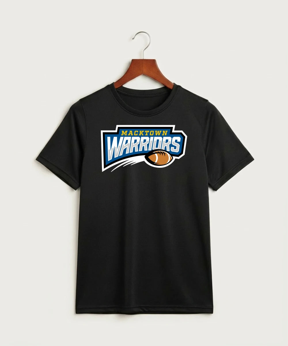 Macktown Warriors Football (Boys) - Black Nike Youth Swoosh Sleeve rLegend Tee NKDX8787