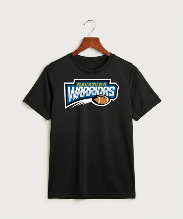 Macktown Warriors Football (Boys) - Black Nike Youth Swoosh Sleeve rLegend Tee NKDX8787