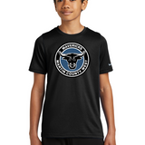Martin County West Football - Black Nike Youth Swoosh Sleeve rLegend Tee NKDX8787