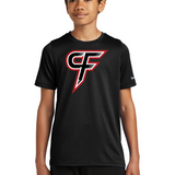 Cannon Falls Volleyball - Black Nike Youth Swoosh Sleeve rLegend Tee NKDX8787