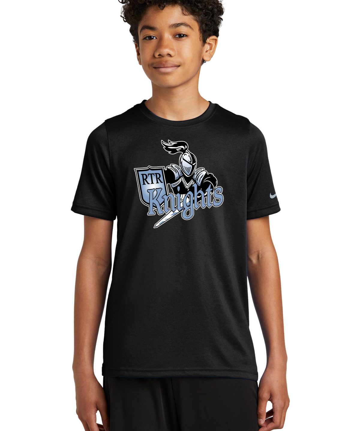 Russell-Tyler-Ruthton Football - Black Nike Youth Swoosh Sleeve rLegend Tee NKDX8787
