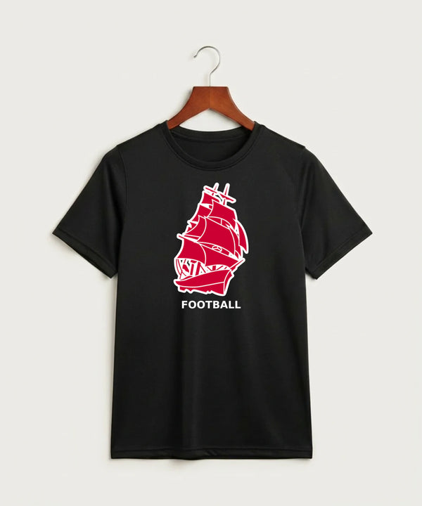 Amboy Football general - Black Nike Youth Swoosh Sleeve rLegend Tee NKDX8787