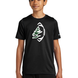 DC Everest Middle School Football — example store - Black Nike Youth Swoosh Sleeve rLegend Tee NKDX8787