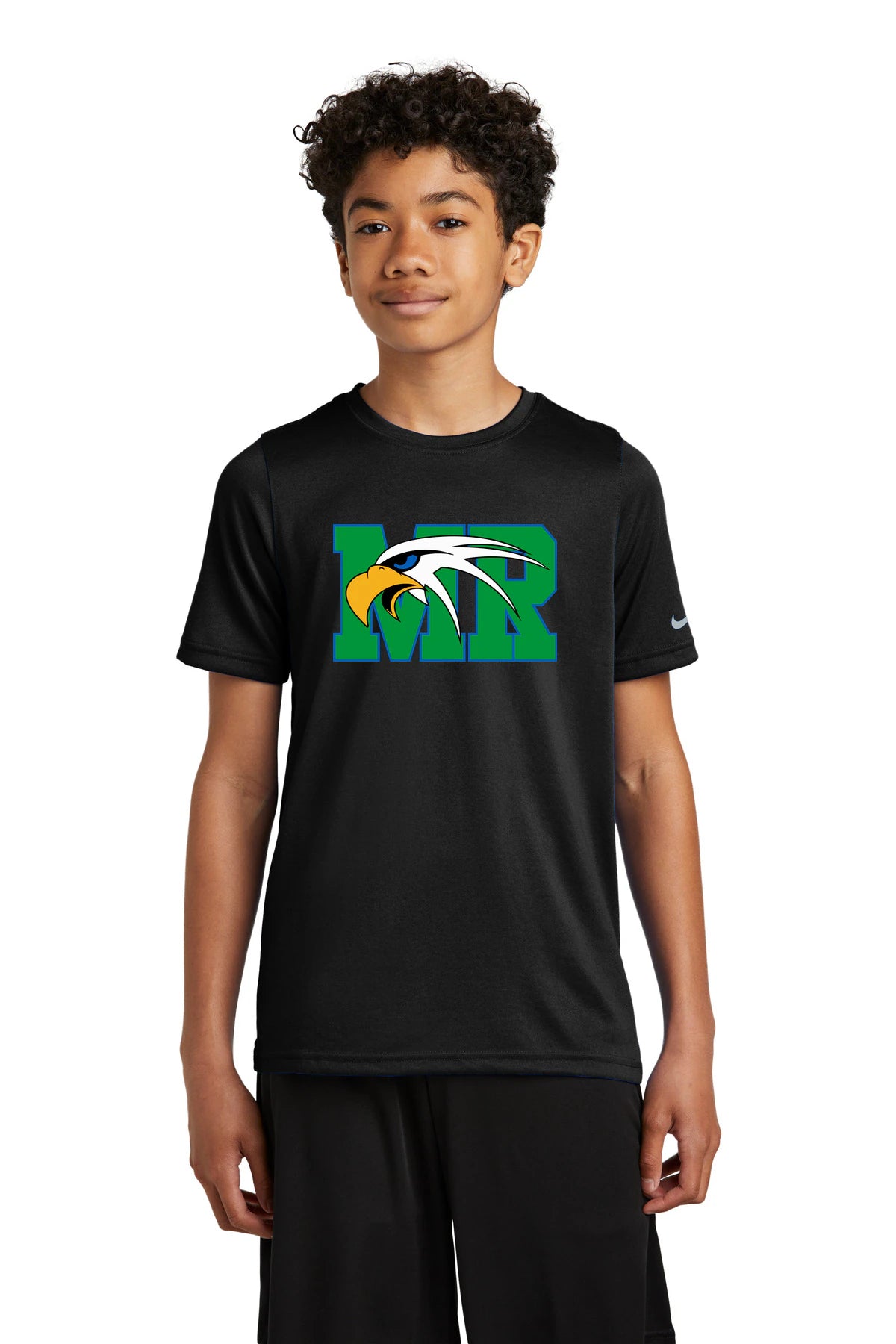 Maple River High School hockey_boys - Black Nike Youth Swoosh Sleeve rLegend Tee NKDX8787