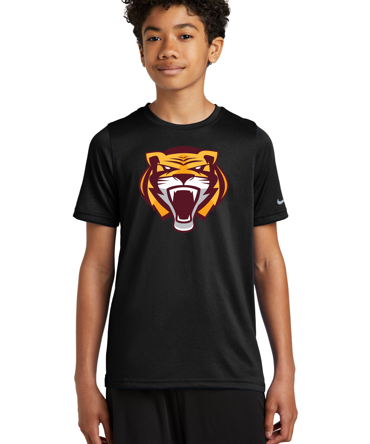 Stewartville Football - Black Nike Youth Swoosh Sleeve rLegend Tee NKDX8787