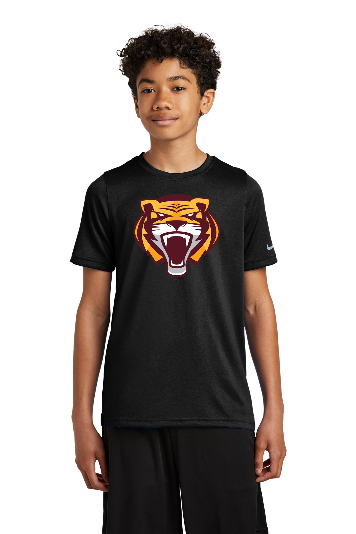 Stewartville Football - Black Nike Youth Swoosh Sleeve rLegend Tee NKDX8787