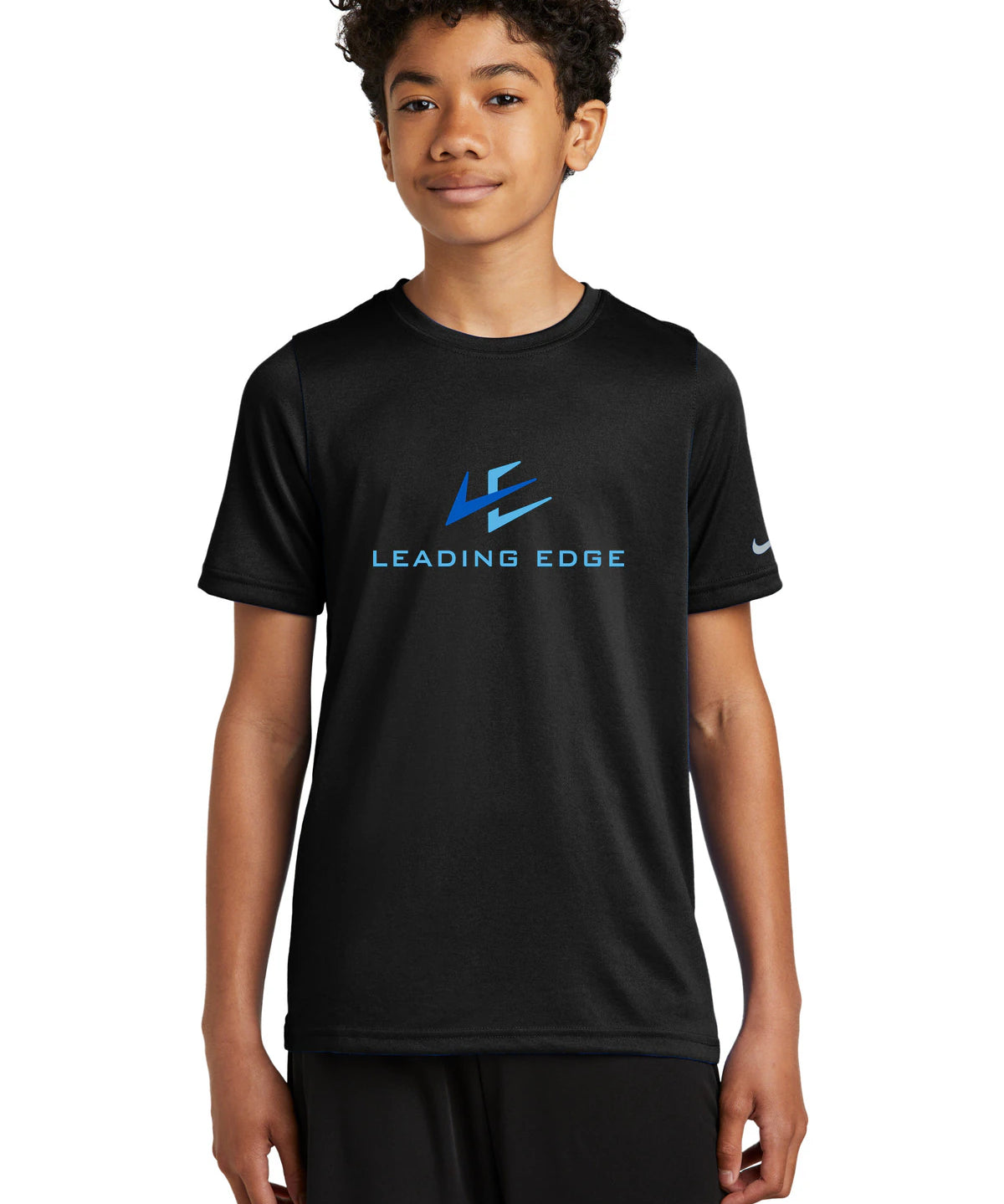 Notre Dame High School Team Store - Black Nike Youth Swoosh Sleeve rLegend Tee NKDX8787