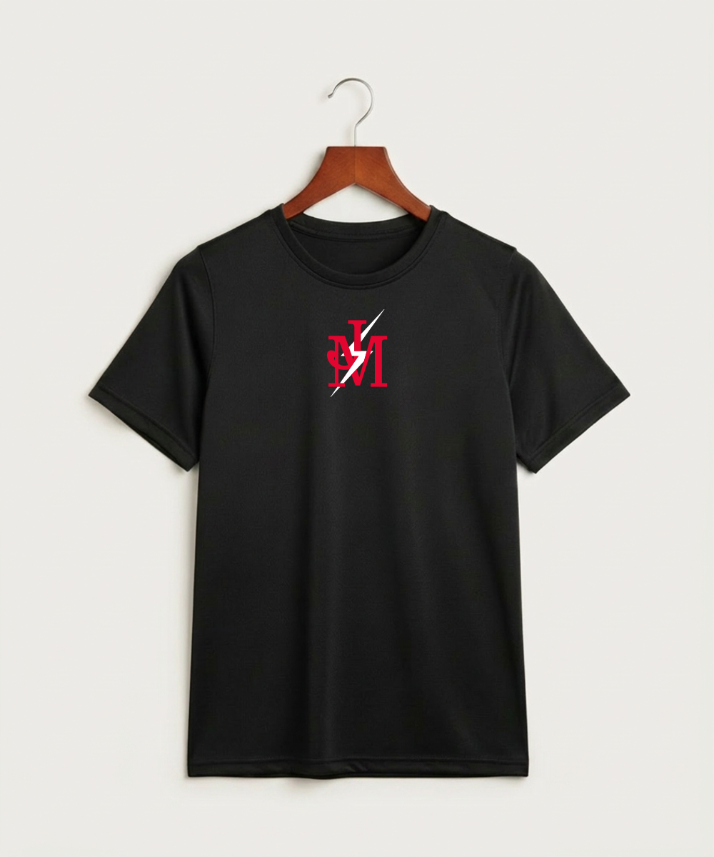 John Marshall High School Cross Country (Coed) - Black Nike Youth Swoosh Sleeve rLegend Tee NKDX8787