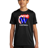 Waupaca High School Football - Black Nike Youth Swoosh Sleeve rLegend Tee NKDX8787