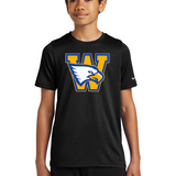 Windom Football - Black Nike Youth Swoosh Sleeve rLegend Tee NKDX8787