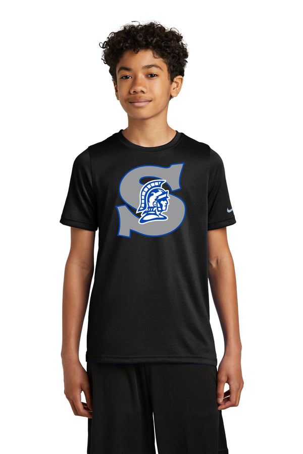 Southwest Football - Black Nike Youth Swoosh Sleeve rLegend Tee NKDX8787