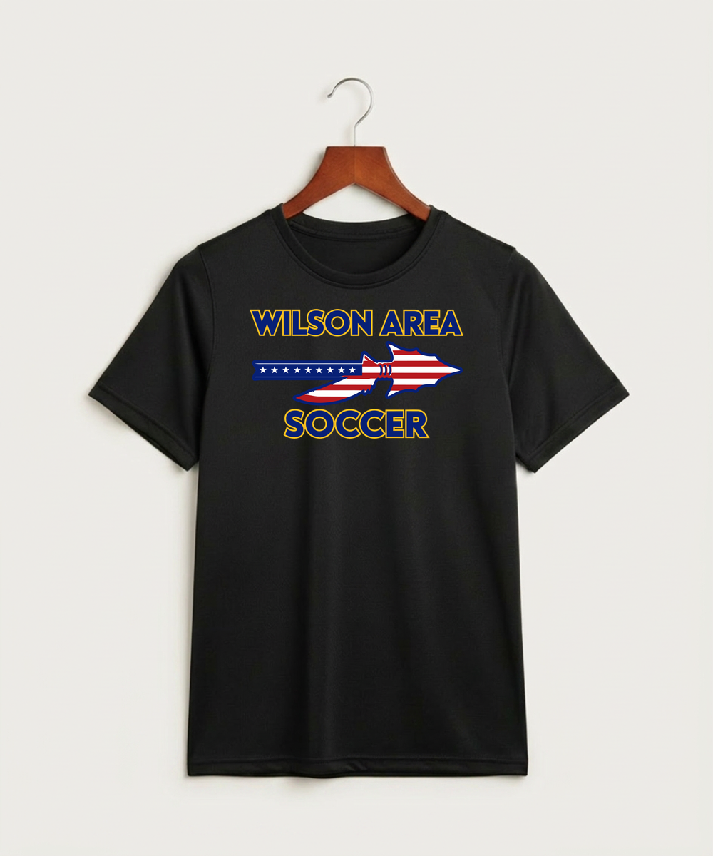 Wilson Area School Soccer Soccer - Black Nike Youth Swoosh Sleeve rLegend Tee NKDX8787