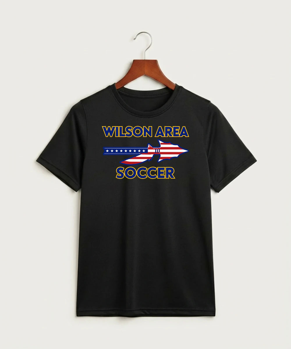 Wilson Area School Soccer Soccer - Black Nike Youth Swoosh Sleeve rLegend Tee NKDX8787