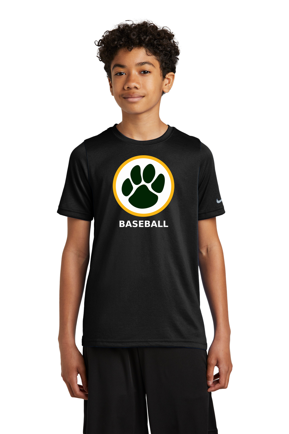 Ashwaubenon Baseball — final e2e test - Black Nike Youth Swoosh Sleeve rLegend Tee NKDX8787