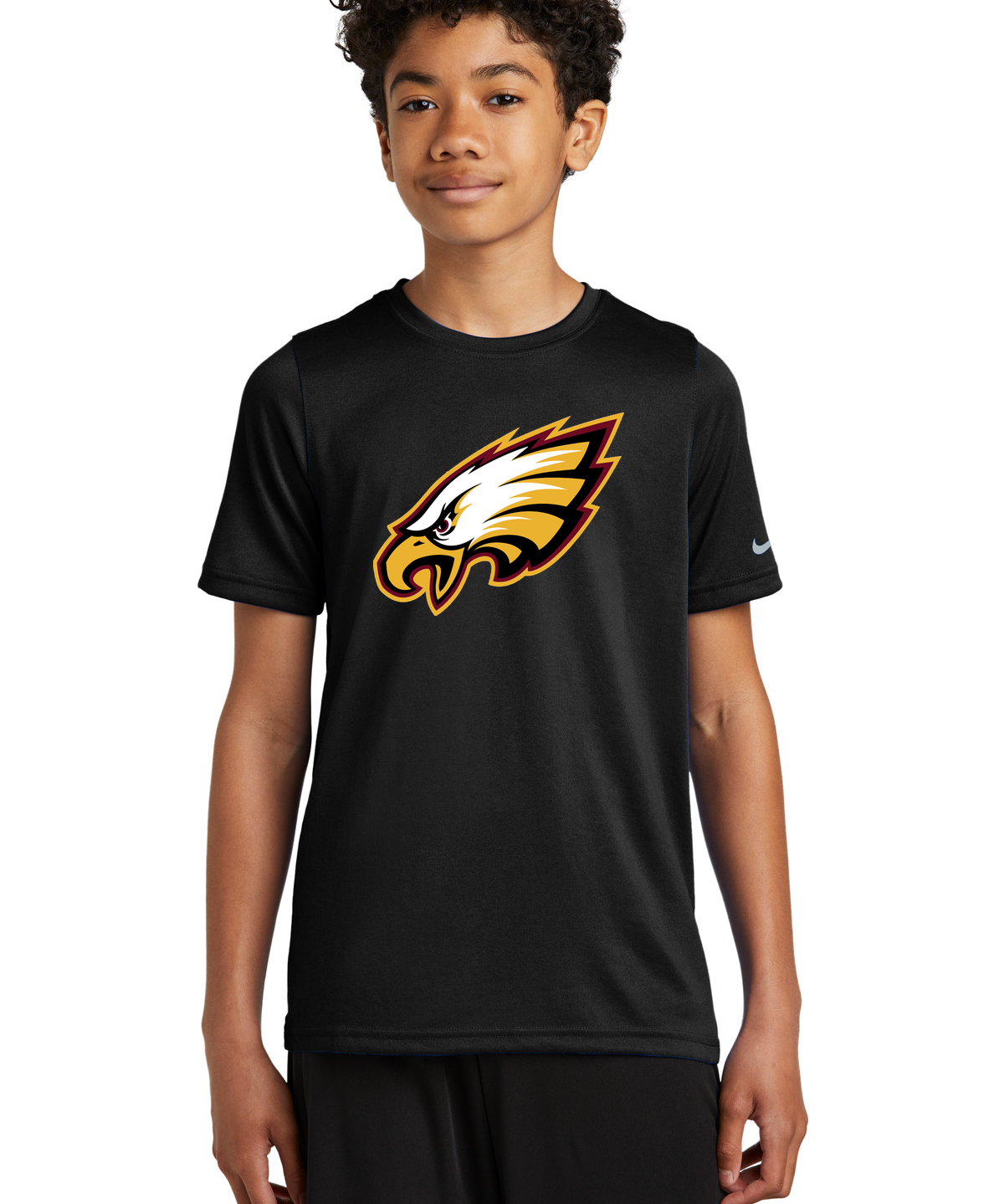 Dover-Eyota Football - Black Nike Youth Swoosh Sleeve rLegend Tee NKDX8787