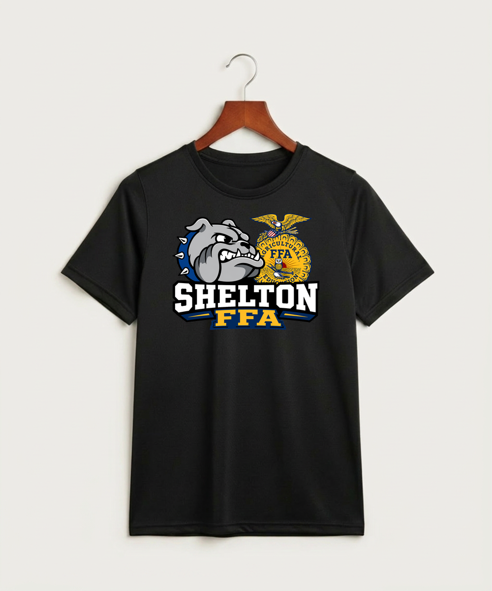 Shelton High School FFA general - Black Nike Youth Swoosh Sleeve rLegend Tee NKDX8787