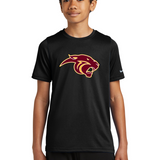 Pine Island Football - Black Nike Youth Swoosh Sleeve rLegend Tee NKDX8787