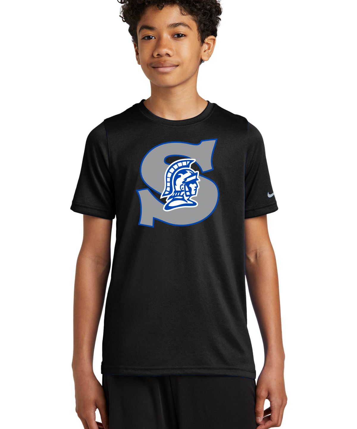 Southwest Football - Black Nike Youth Swoosh Sleeve rLegend Tee NKDX8787