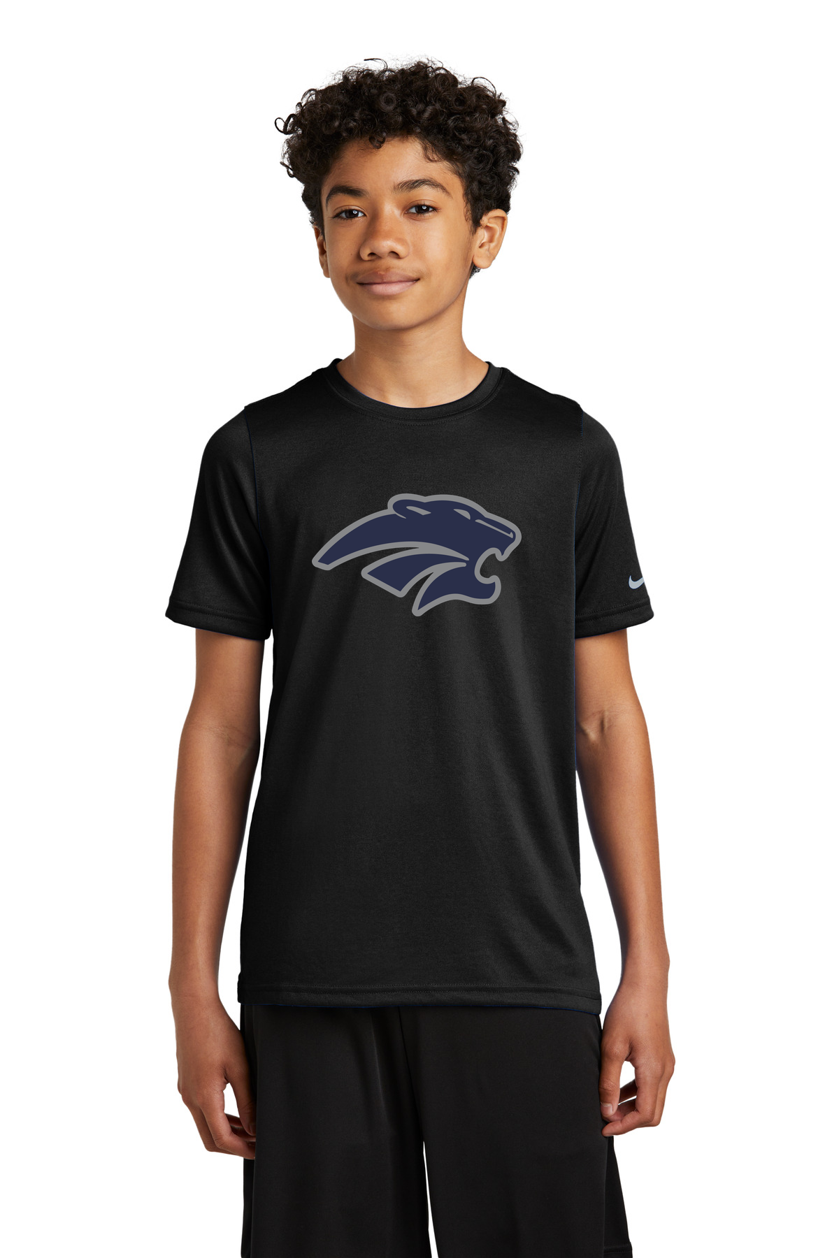 Zumbrota-Mazeppa Volleyball - Black Nike Youth Swoosh Sleeve rLegend Tee NKDX8787