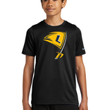 Howard Lake-Waverly-Winsted Football - Black Nike Youth Swoosh Sleeve rLegend Tee NKDX8787