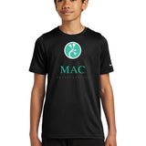Mac Dental Business - Black Nike Youth Swoosh Sleeve rLegend Tee NKDX8787